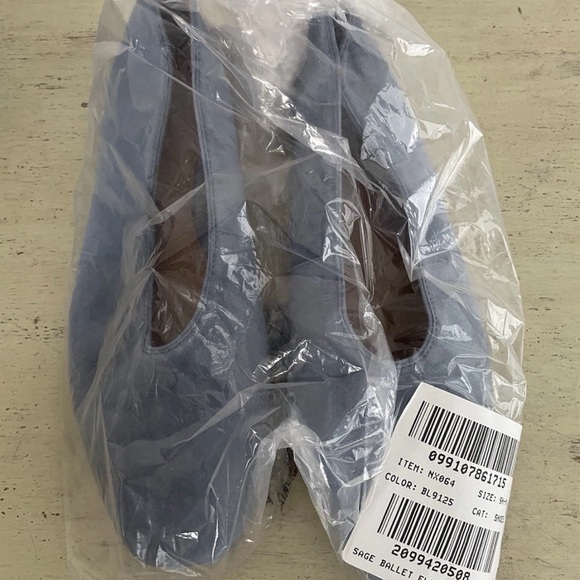 MADEWELL The Mylie Ballet Flat in Basalt Blue Size 9.5 NWOB $128 NX050 - Picture 5 of 6